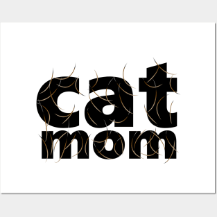 Cat Mom Tabby Cat Posters and Art